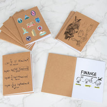 Load image into Gallery viewer, Portable 100 Count Mini Journals - 4.1" x 5.7" Kraft Notebooks for Creativity