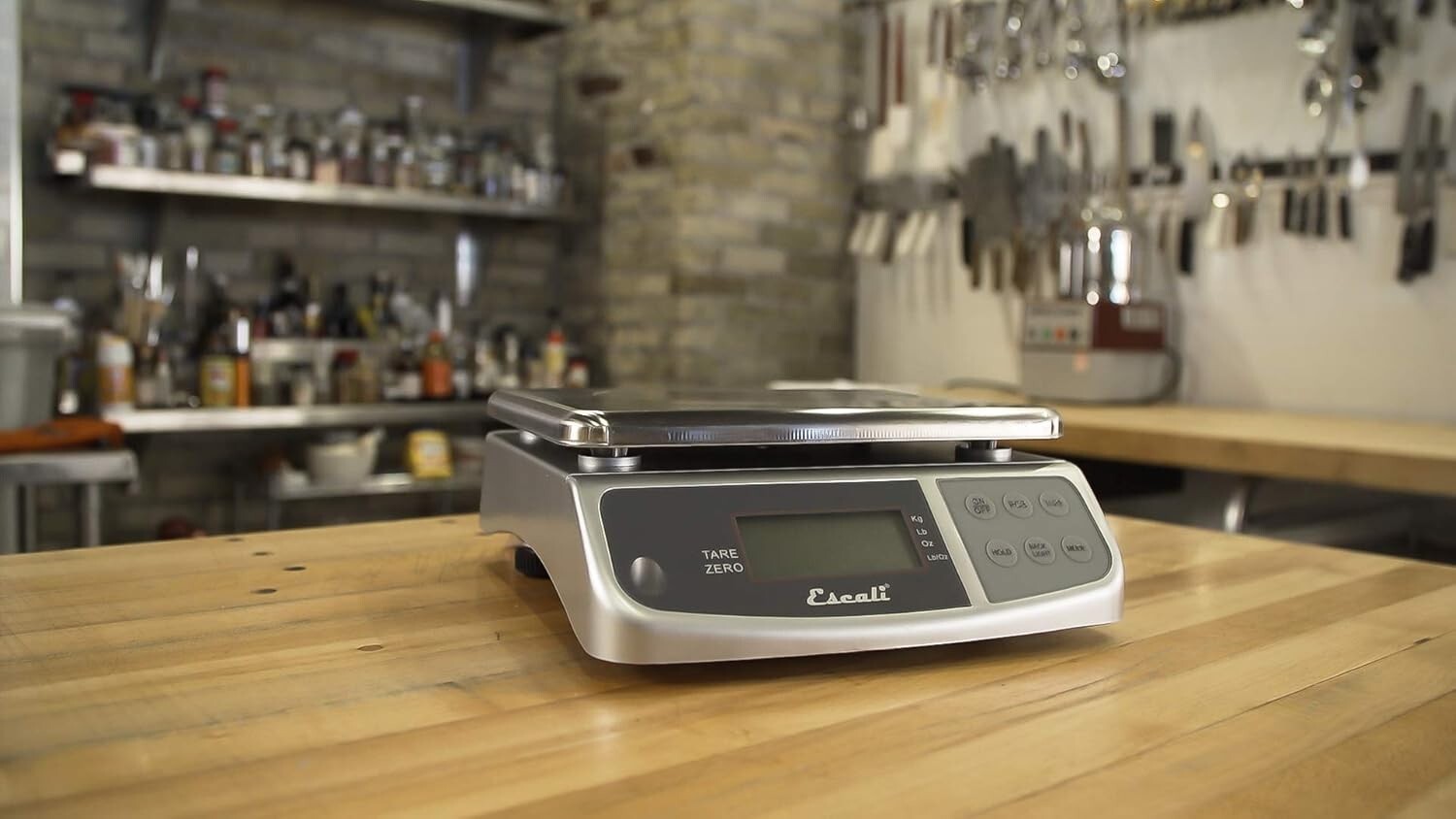 Escali Promzr M-Series Digital Kitchen Scale with LCD Display, 33 lb Capacity