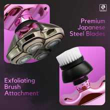 Load image into Gallery viewer, Butterfly Kiss Pro Pink: Ultimate Electric Shaver for Smooth Body, Legs, Bikini
