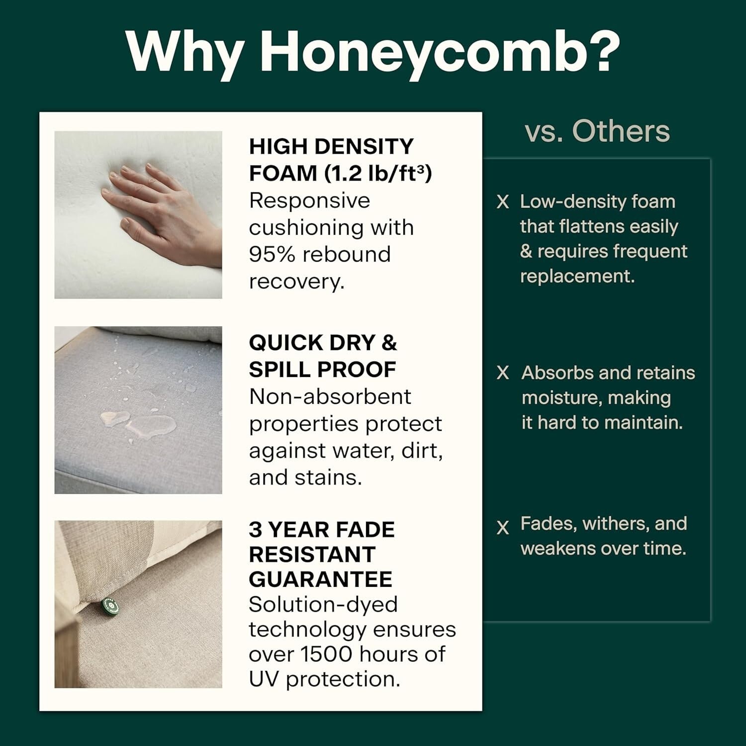 Durable Reversible Chaise Cushion for Outdoor Patios, Stripe Blue & Beige, 70"L