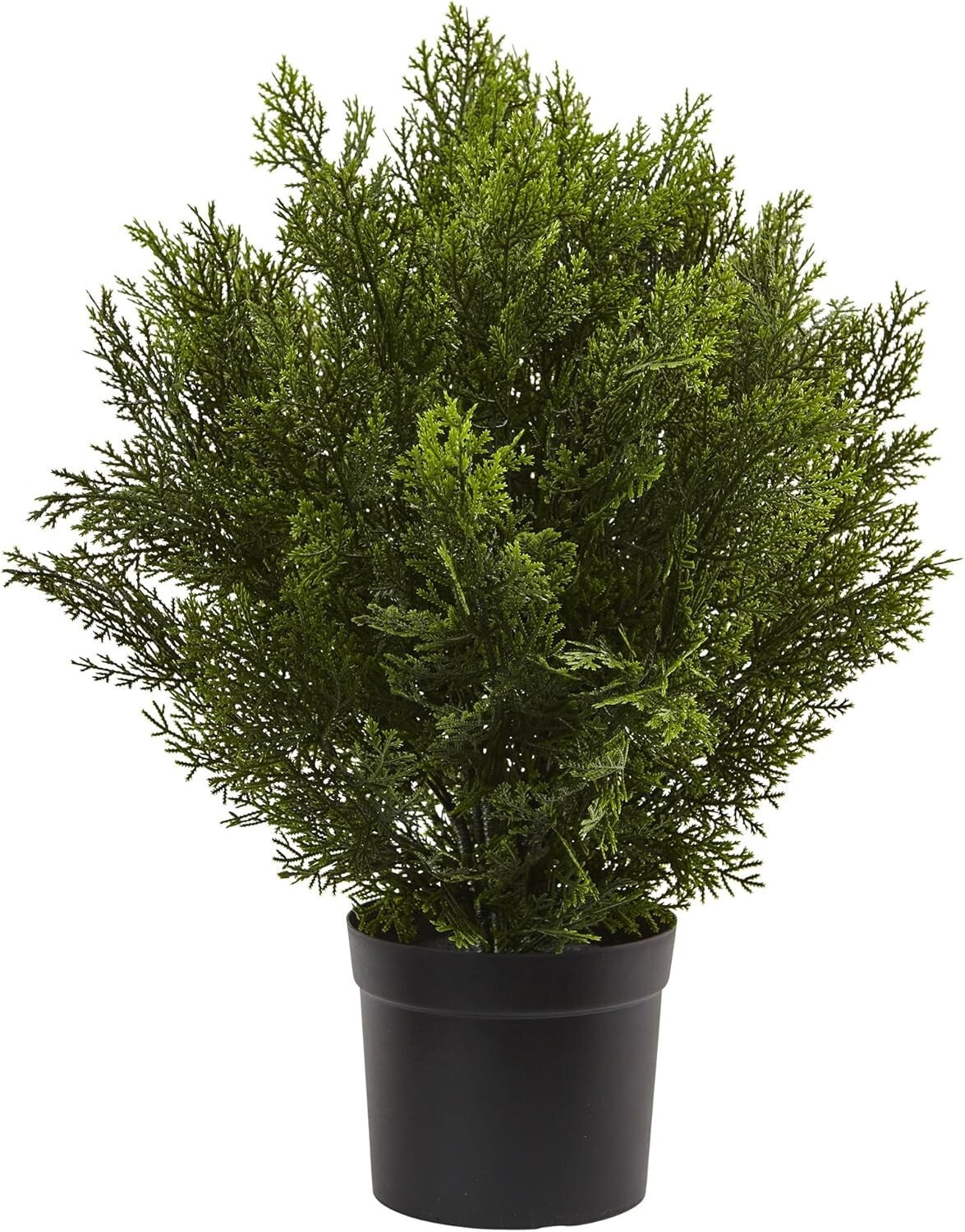 2ft Weather-Resistant Cedar Artificial Bush for Stylish Home & Office Decor