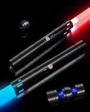 Load image into Gallery viewer, Dueling Lightsaber Toy - 20 Colors &amp; Sounds, Rechargeable for Kids &amp; Adults
