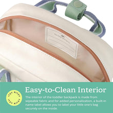 Load image into Gallery viewer, Toddler Backpack with Comfy Adjustable Straps &amp; Spacious Wipeable Interior - 11L