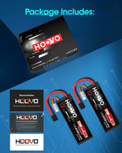 Load image into Gallery viewer, 2 Pack 7200mAh 2S Lipo Battery for High-Speed RC Racing - Hard Case Protection