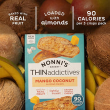 Load image into Gallery viewer, Wholesome Almond Thin Cookies - 6 Boxes Mango &amp; Coconut - Perfect Coffee Pairing