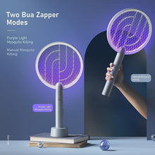Load image into Gallery viewer, Dual-Function Electric Fly Swatter &amp; Mosquito Trap Lamp - Safe &amp; Eco-Friendly