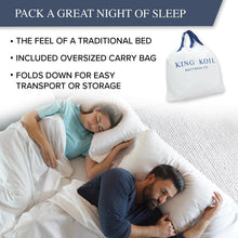 Load image into Gallery viewer, Fast-Inflate Full Size Air Mattress with Built-in Pump - Waterproof &amp; Portable