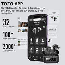 Load image into Gallery viewer, Hybrid ANC Earbuds with 55H Playtime &amp; Real-Time Noise Detection - Waterproof