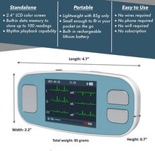 Load image into Gallery viewer, Portable ECG Device - Real-Time Heart Rate Monitor with No Subscription Needed