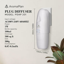 Load image into Gallery viewer, Silent Waterless Diffuser for Home &amp; Office - 500 Sq. Ft Coverage, Auto Shutoff