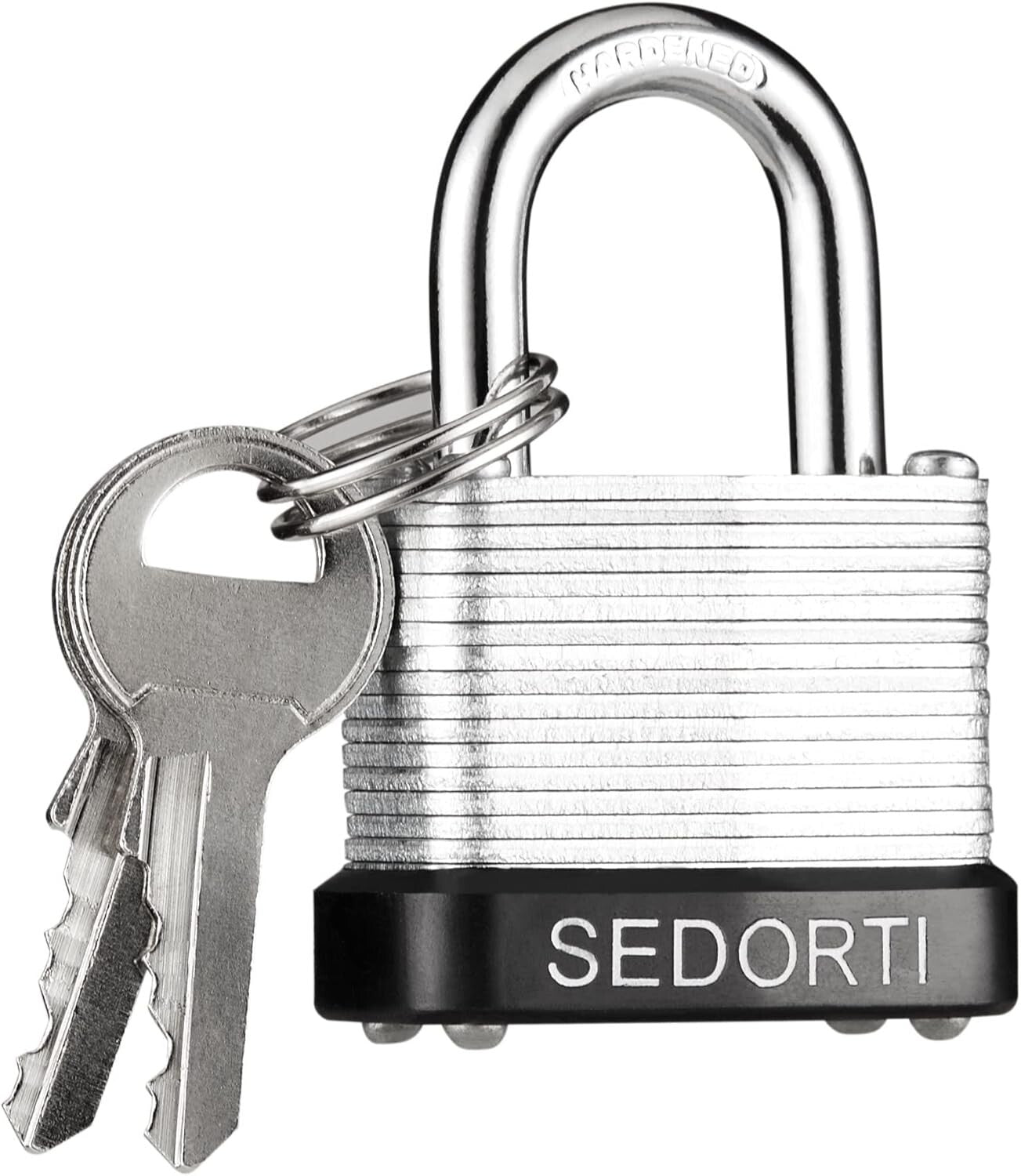 Laminated Steel Padlock Set - 24 Heavy Duty Indoor/Outdoor Locks Included