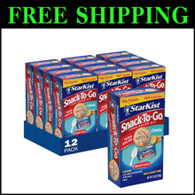 Load image into Gallery viewer, 12-Pack Ready-to-Eat Tuna Salad Kits with Crackers - Quick &amp; Delicious Meals