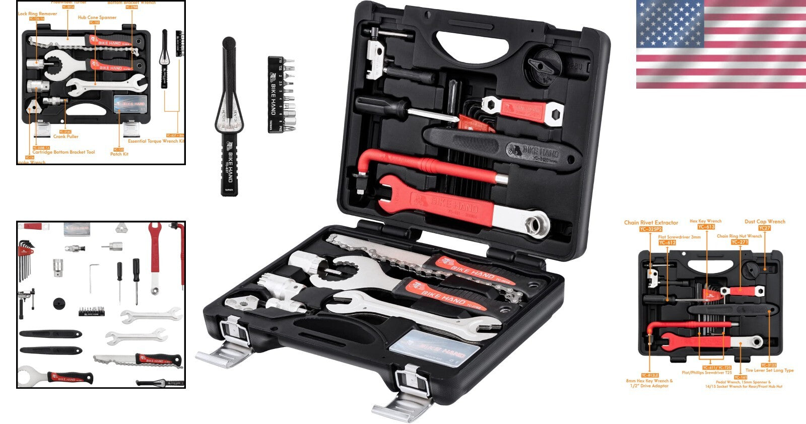 Sturdy Bike Repair Tool Set with Torque Wrench - Ideal for Mountain & Road Bikes