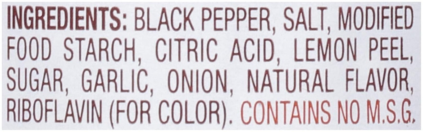 Lemon Pepper Seasoning with No MSG - 4.5 oz Pack of 12, Perfect for Grilling