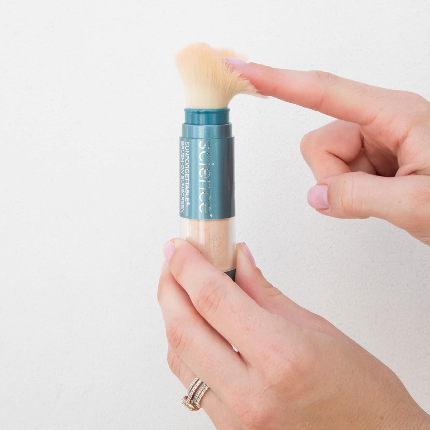 Sensitive Skin Approved SPF 50 Brush-On Mineral Sunscreen Powder - Compact Size