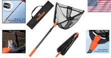 Load image into Gallery viewer, Lightweight Fish Landing Net with Triangle Design &amp; Built-in Length Measurement
