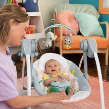 Load image into Gallery viewer, Lightweight Baby Swing with TrueSpeed Technology &amp; 10 Melodies | Travel-Friendly