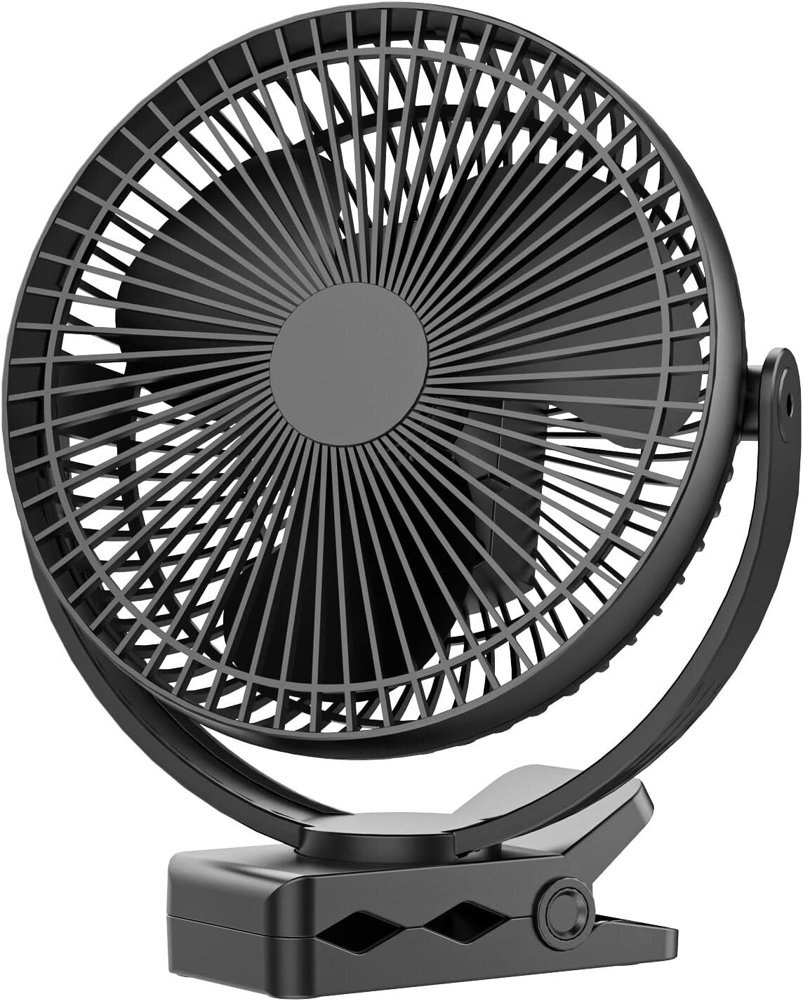 Compact 8-Inch Clip-On Fan with 360-Degree Rotation - Ultimate Portability