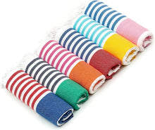 Load image into Gallery viewer, 6-Pack of Absorbent Turkish Beach Towels - Oversized Sand-Free, Travel-Friendly