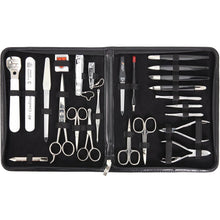 Load image into Gallery viewer, Premium Stainless Steel Manicure &amp; Pedicure Kit – 23 Tools for Nail Perfection