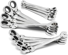 Load image into Gallery viewer, Precision 12-Piece Metric Wrench Set with 72-Tooth Mechanism for Tight Spaces