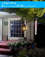 Load image into Gallery viewer, Durable Solar Lanterns with Auto On/Off – 2-Pack, 10 Lumen Flickering Light