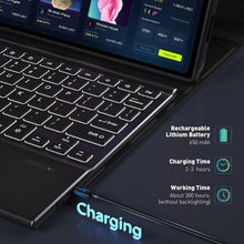 Load image into Gallery viewer, Stylish Protective Keyboard Case with Trackpad for Google Pixel Tablet 11" 2023