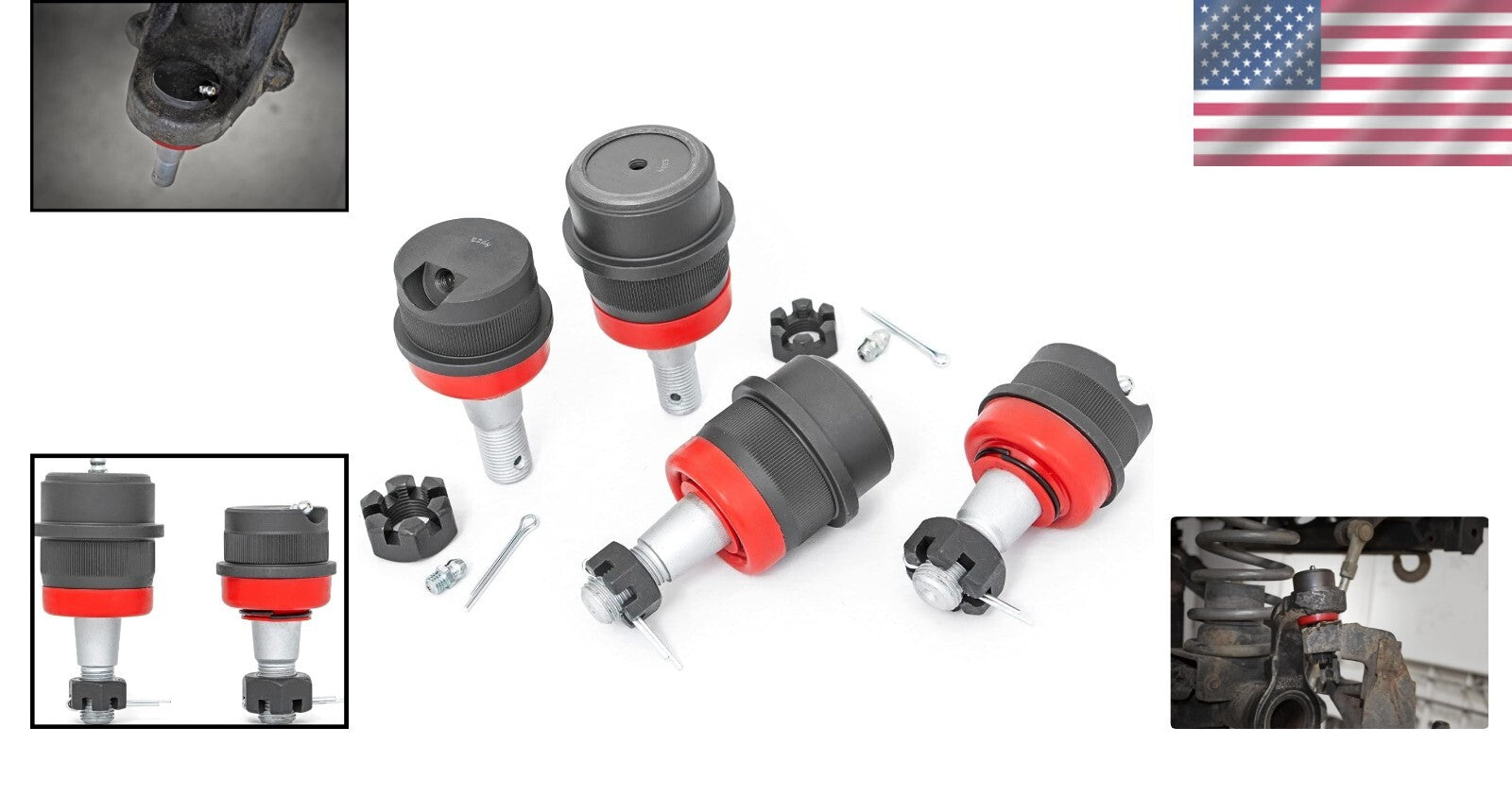 Durable Ball Joint Set for 07-18 Jeep Wrangler - Vibration Reducing Performance