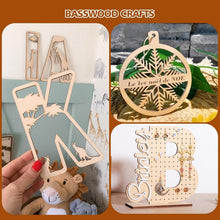 Load image into Gallery viewer, Premium 36 Pack Unfinished Basswood Sheets - Ideal for Carving &amp; Making Models