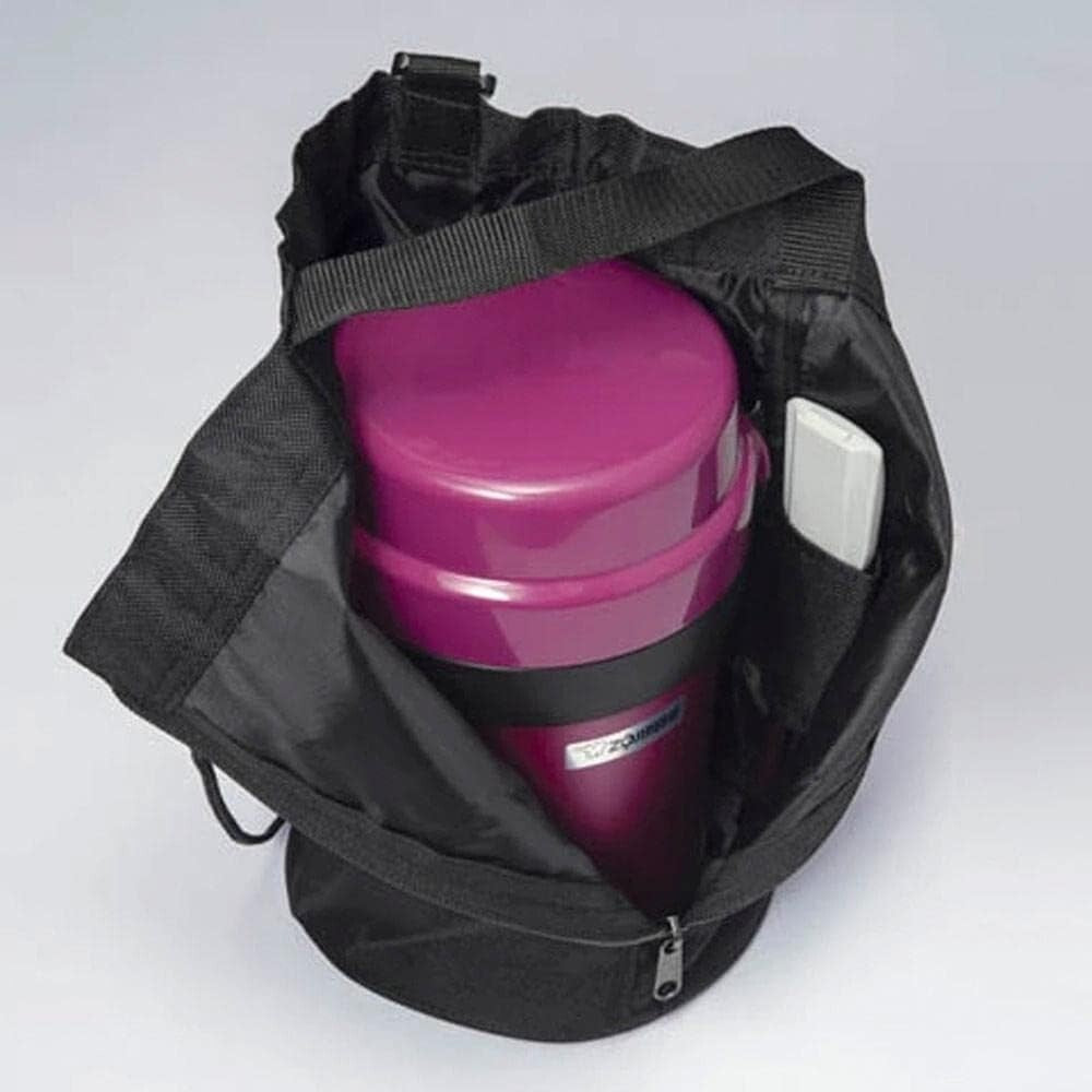 Durable Vacuum Insulated Lunch Jar with 4 Microwaveable Bowls - Carbon Black