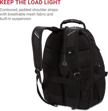 Load image into Gallery viewer, Multi-Functional Black Laptop Backpack with Padded Tablet Pocket - 31L Size