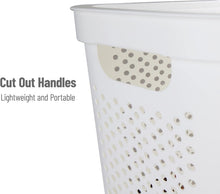 Load image into Gallery viewer, Set of 2 - 60L Slim Laundry Hampers with Ventilated Lid, Space-Saving Design