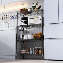 Load image into Gallery viewer, Durable 4-Tier Utility Shelving Unit with 1000 lbs Capacity for Home &amp; Office