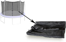Load image into Gallery viewer, 15ft UV Resistant Trampoline Enclosure Net with 96 V Rings - Easy Installation