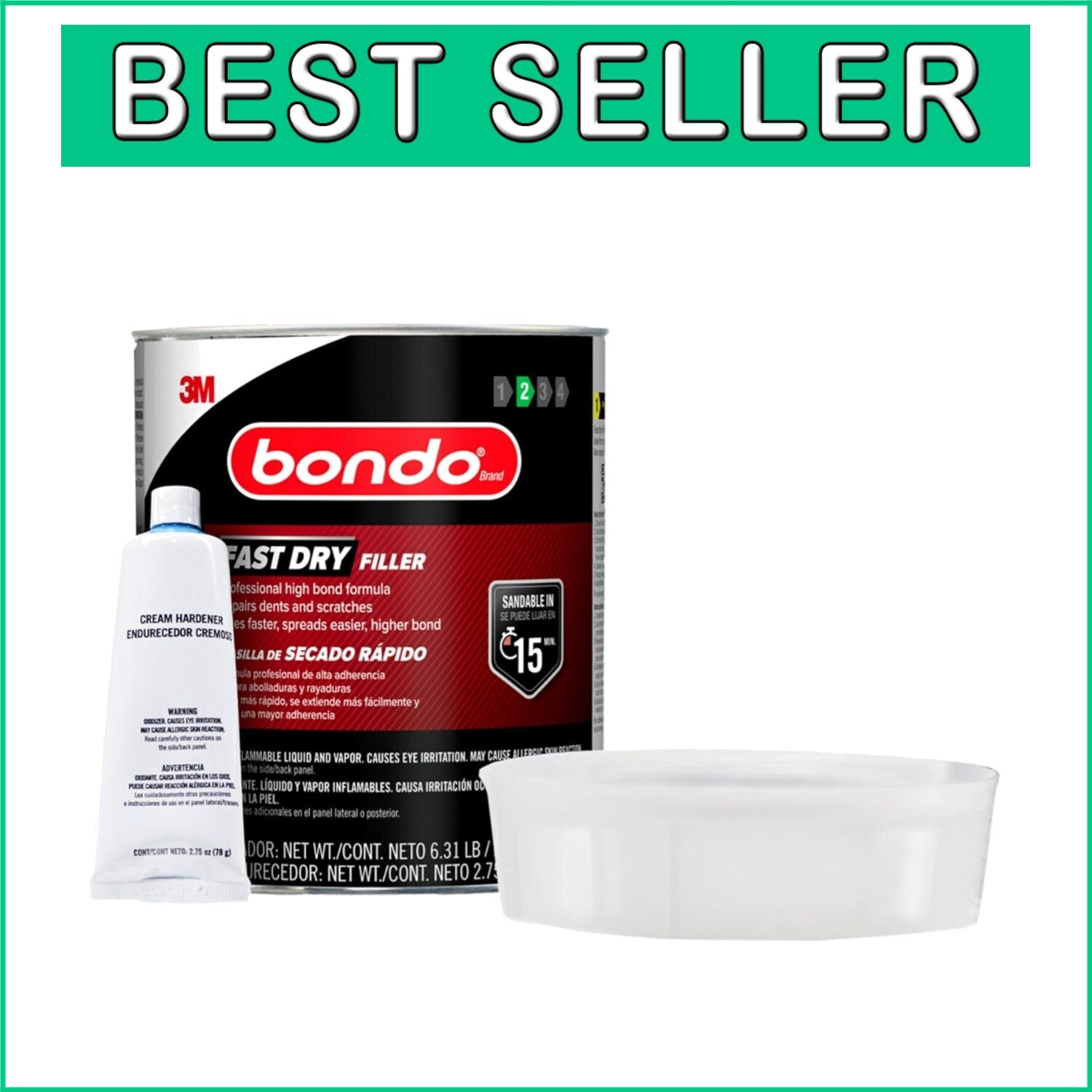 Fast Drying 100 Oz Filler with Hardener – Ultimate Dent Repair Solution