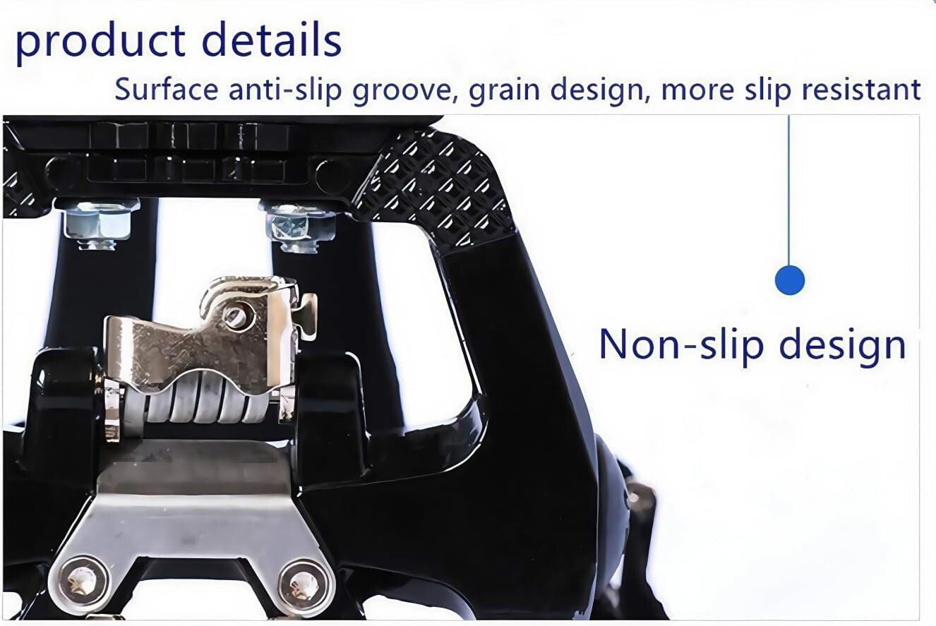 Durable Indoor Cycling Hybrid Pedals with 360 Stability and 12-Month Warranty