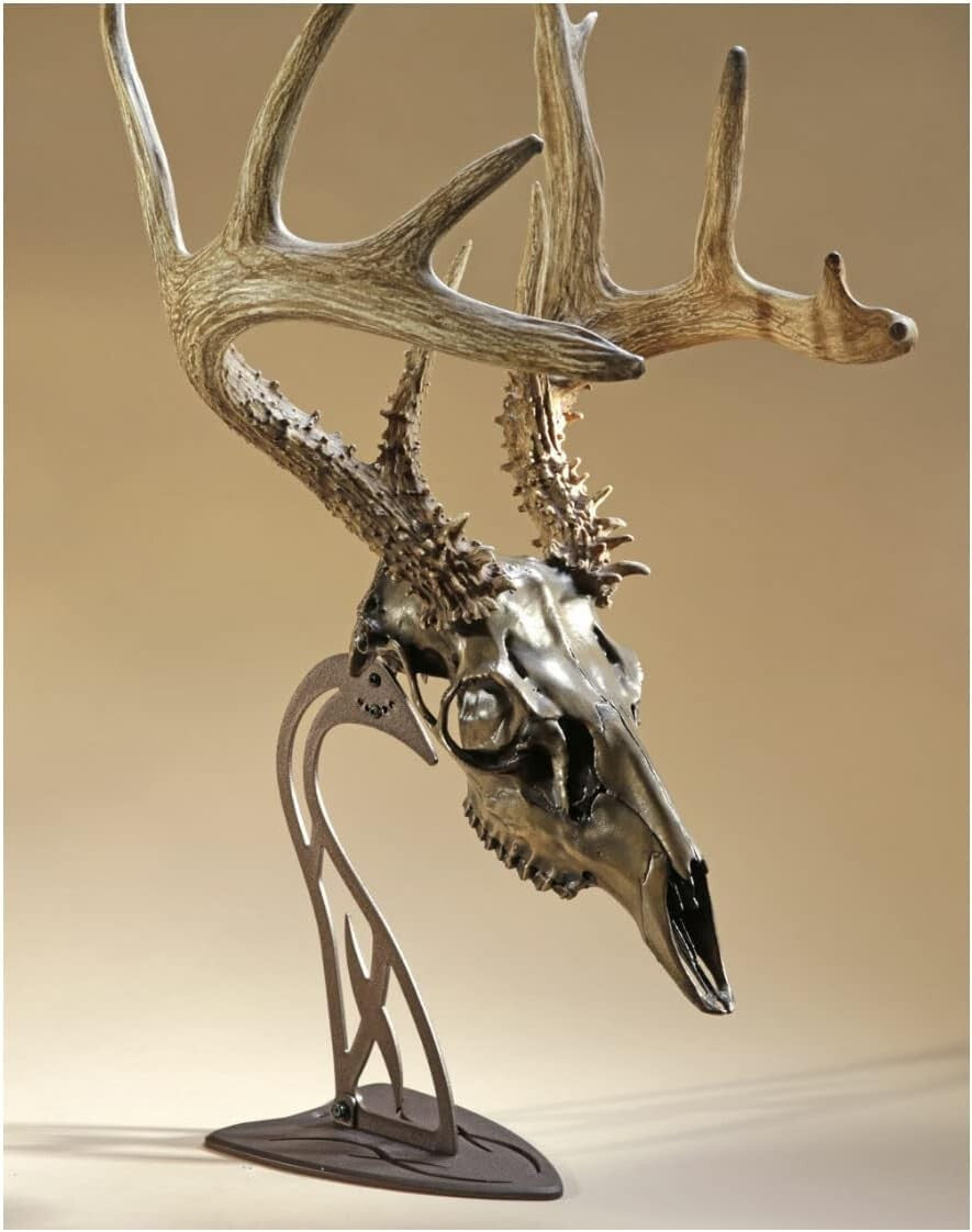 Durable Steel Trophy Mount for Office & Home Display - Customizable Height