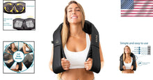 Load image into Gallery viewer, Comfortable Full Body Shiatsu Massager with Heat &amp; Adjustable Intensity Levels