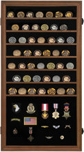 Load image into Gallery viewer, Removable Shelf Coin Display Case - Protects, Organizes &amp; Showcases Collectibles