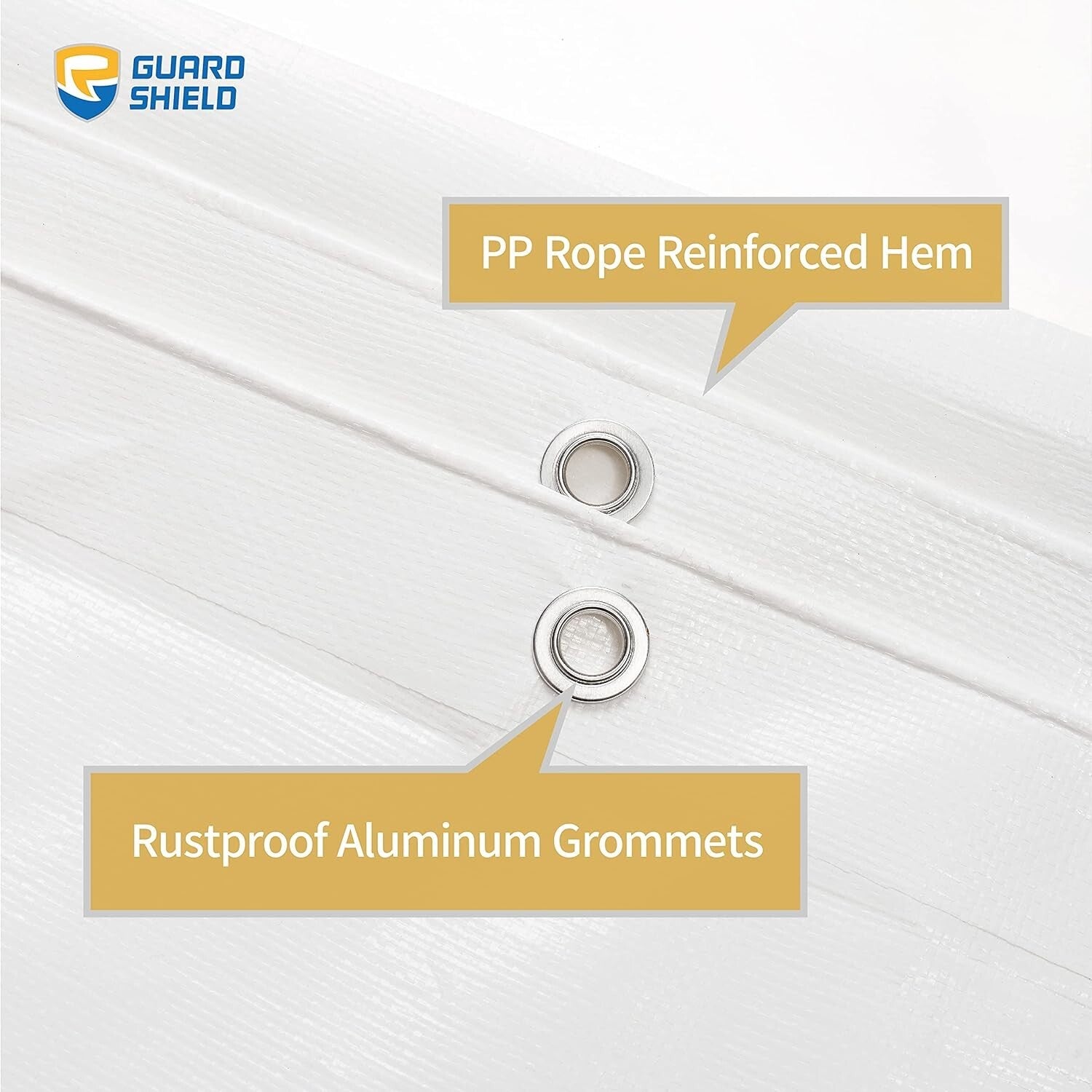 All-Purpose 16x20ft Waterproof Poly Tarp - Durable & UV Resistant 10mil Cover