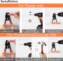 Load image into Gallery viewer, Industrial Garage Hooks Set - 24 Versatile Storage Solutions for Tools and Bikes