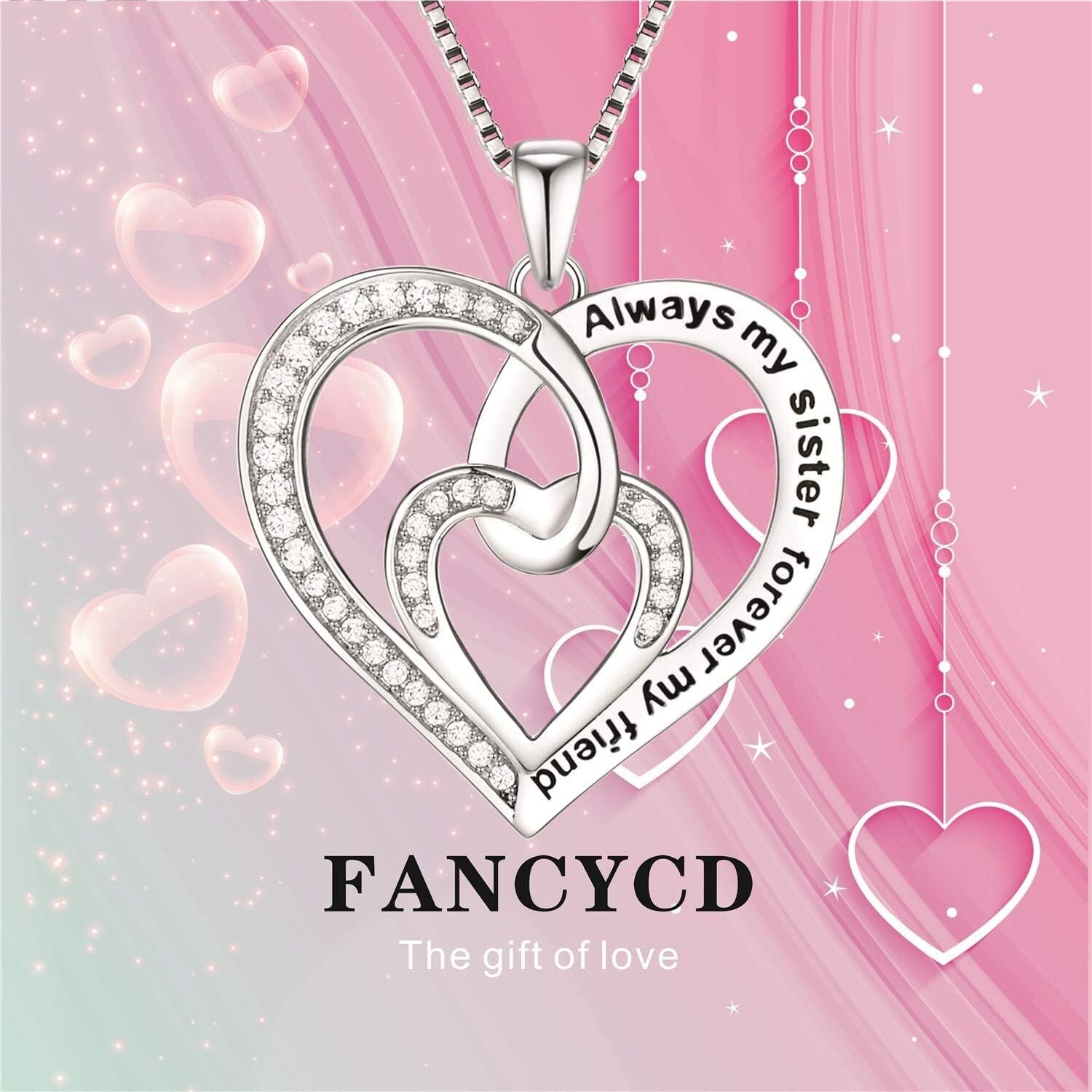 Timeless Sterling Silver Mother & Son Heart Pendant - Perfect for Any Occasion