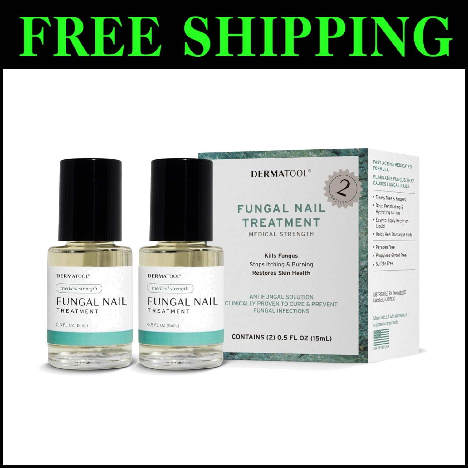 Extra Strength Anti-Fungal Toenail Treatment with Natural Ingredients Formula