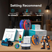 Load image into Gallery viewer, Strong &amp; Reliable 3D Printer PLA+ Filament - 8 Mini Spools 0.25kg, Multi-Color