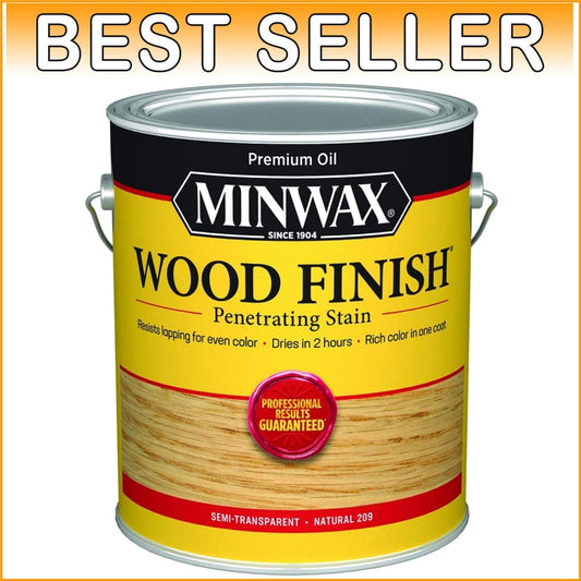 Fast-Drying Natural Wood Stain Gallon - Enhance Cabinet & Furniture Gracefully