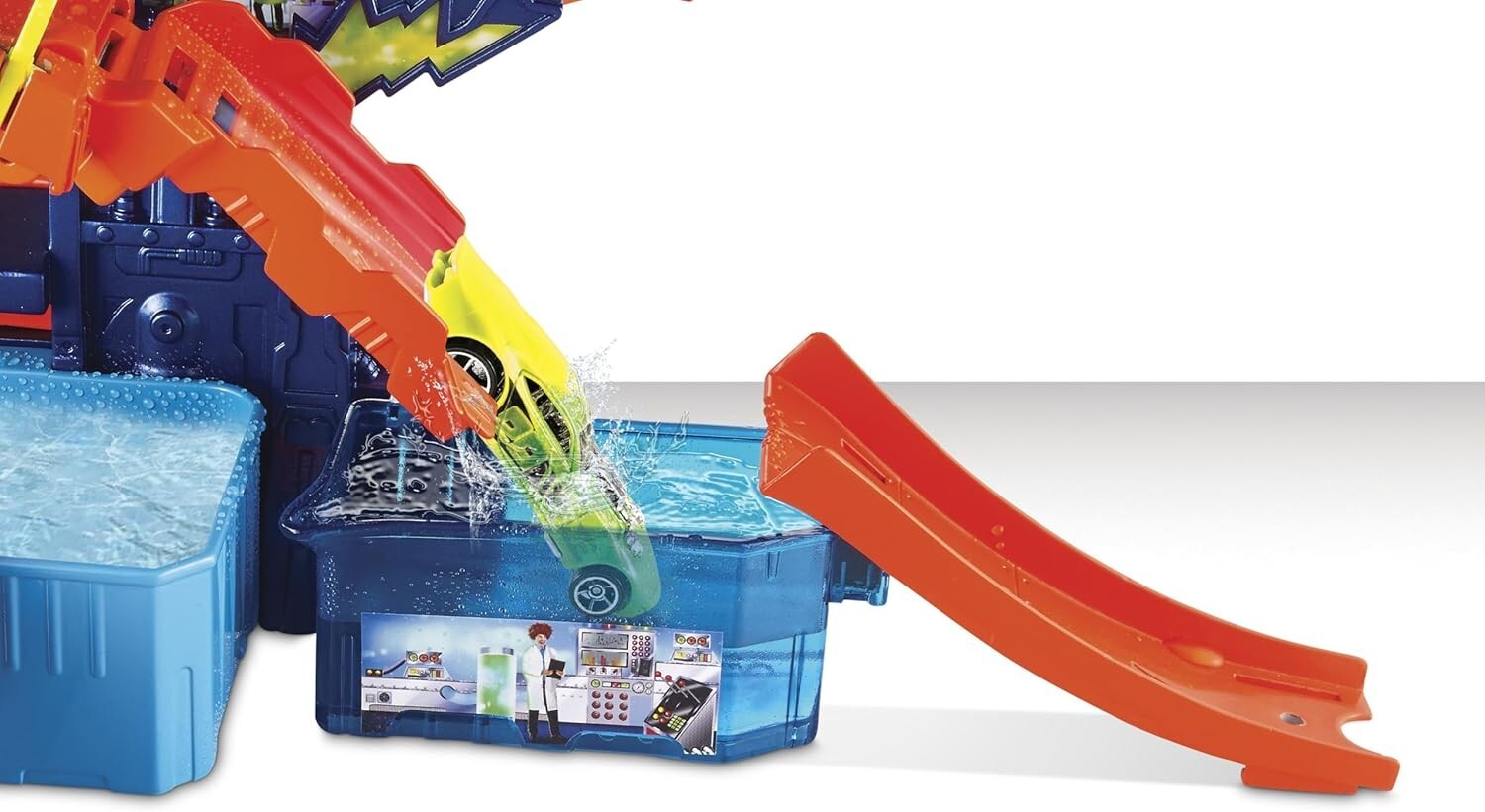 Exciting Color Shifters Lab Playset with Release Lever and Car - Thrilling Races