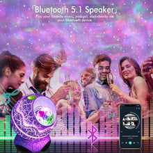 Load image into Gallery viewer, Multicolor Galaxy Projector with Timer &amp; Bluetooth Speaker - Bedroom Essential