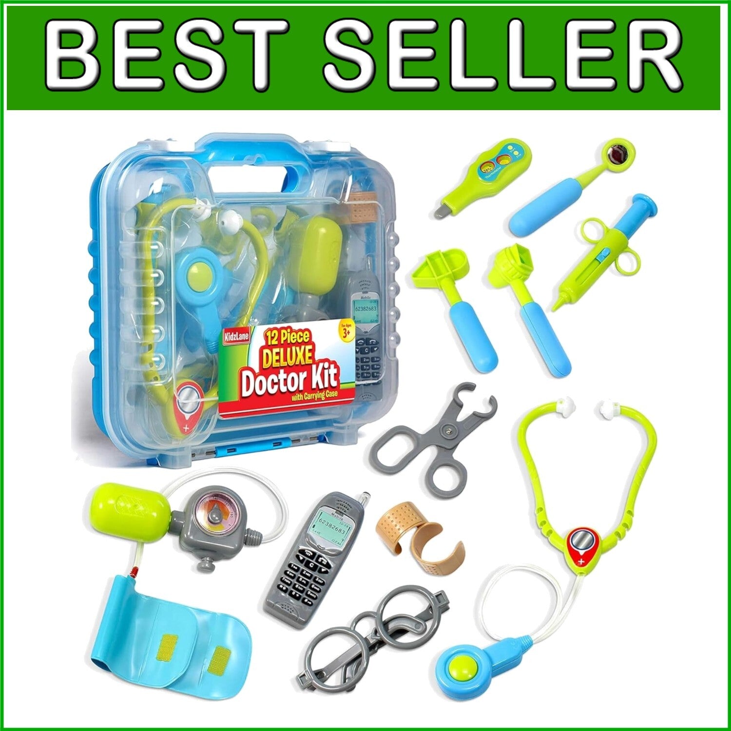 Children's Realistic Doctor Kit with Stethoscope - Safe & Engaging Toy Set