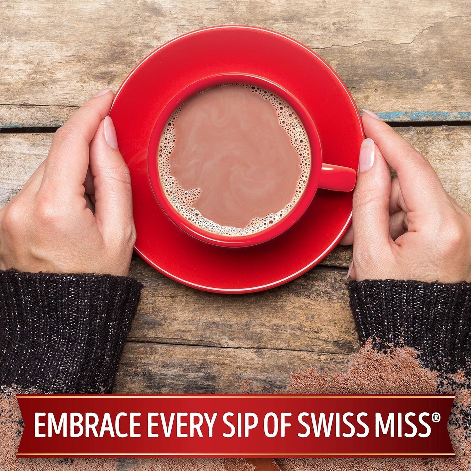 Delicious Hot Cocoa Mix - Milk Chocolate Flavor, 45.68 oz Canister Pack of 6