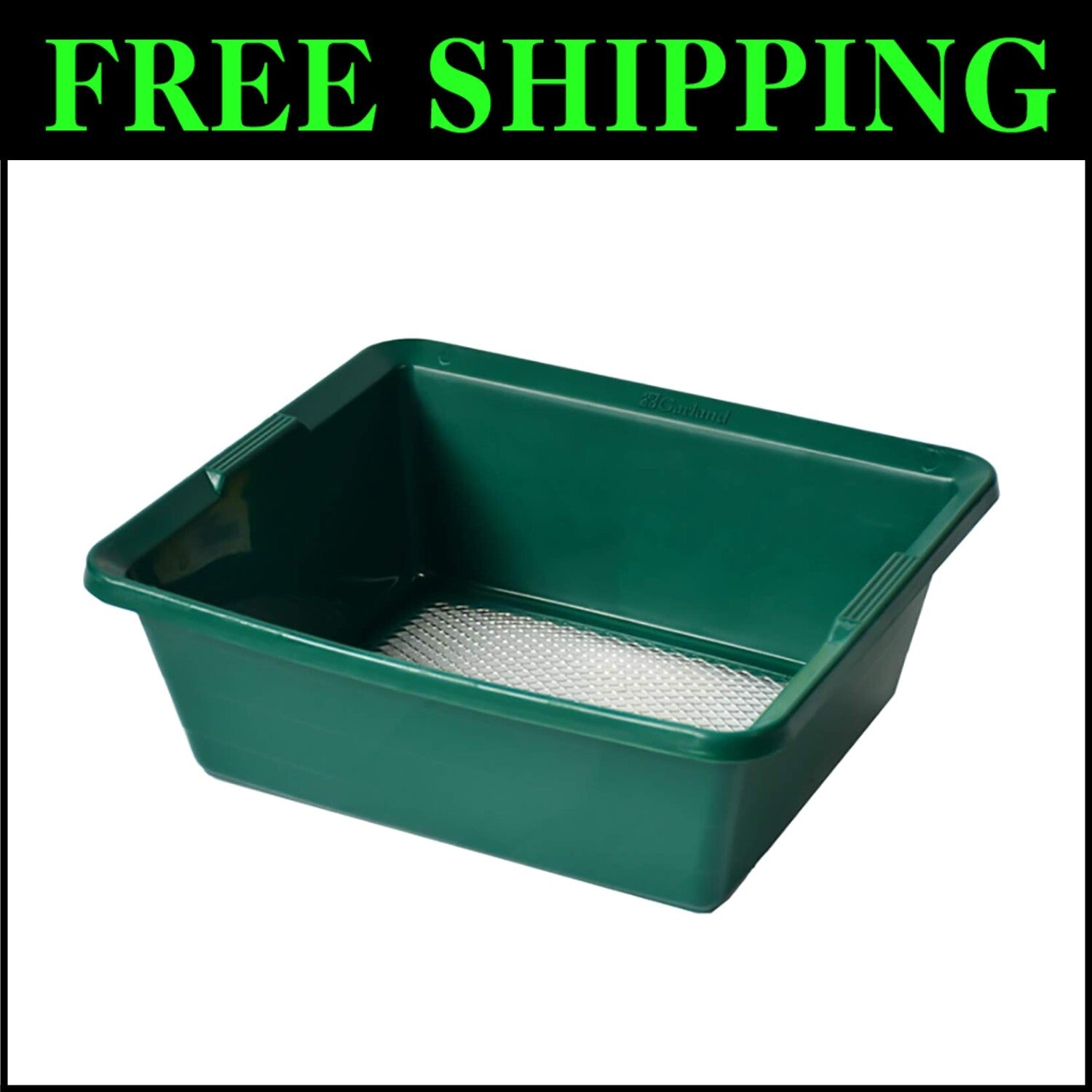 Multi-Purpose Garden Sieve - 13.8" Galvanized Sifter with Two Heavy-Duty Screens